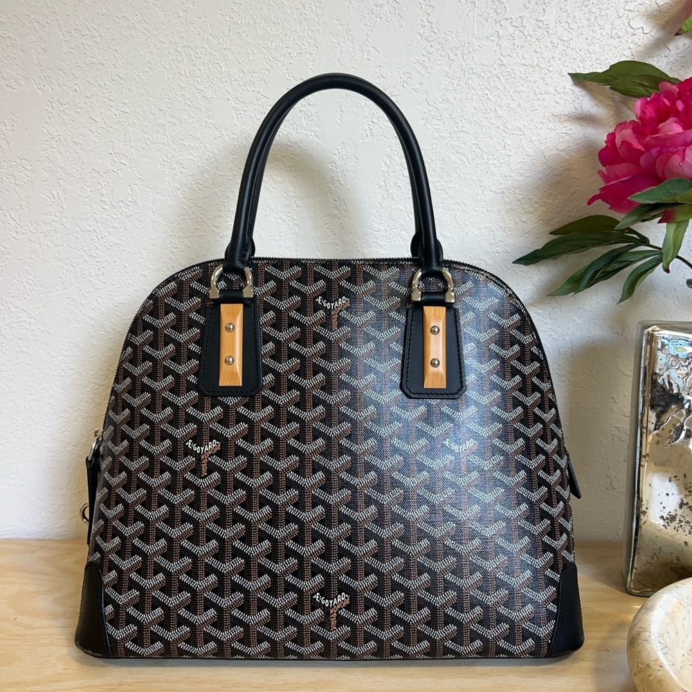 Goyard Black Vendome PM Satchel Bag